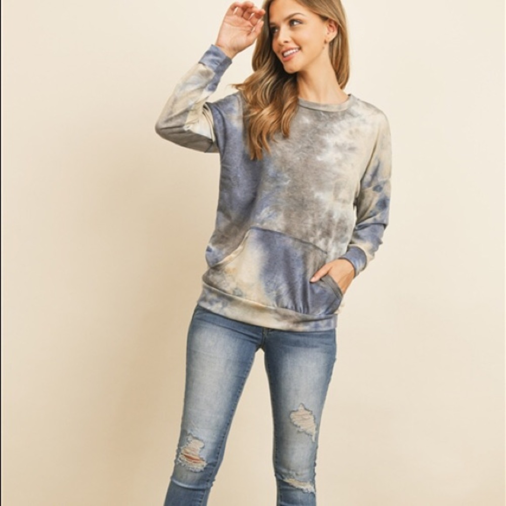 ✨TIE DYE PULLOVER